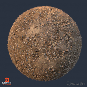 mud stone substance material ball